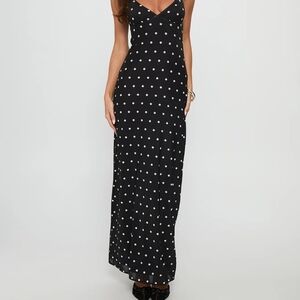 IN SEARCH OF PP Black/white Glass Half Full Dress Size 4/6!